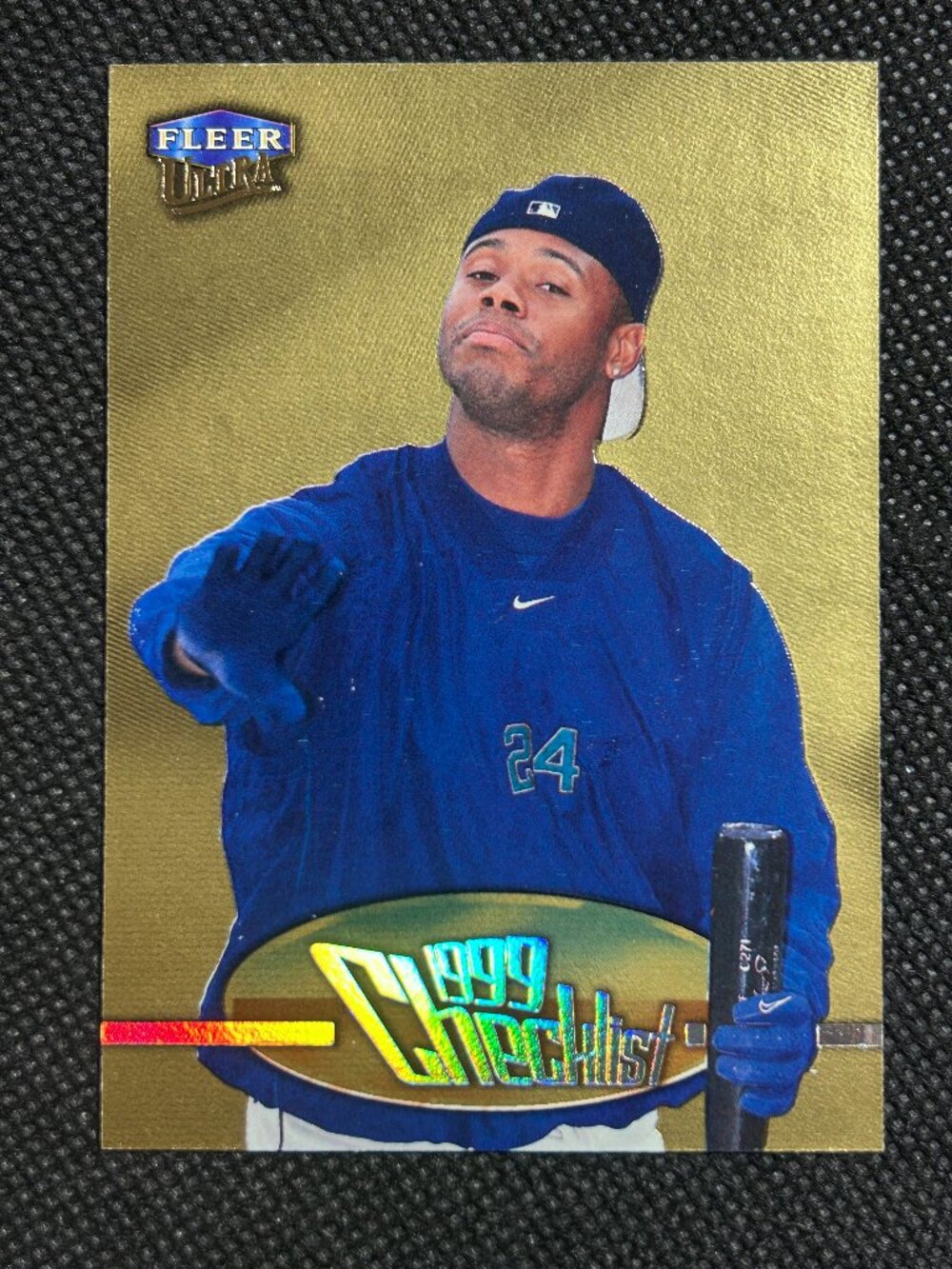 1999 Fleer Ultra Gold Medallion 215G Checklist Ken Griffey Jr. Mariners HOF